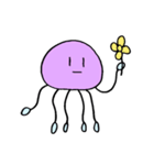 宇宙人みたいなクラゲ（個別スタンプ：22）