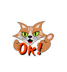 ハチワレ1 はちわれ 黒ねこ（個別スタンプ：8）