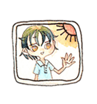 ふわり心にじむ水彩（個別スタンプ：15）