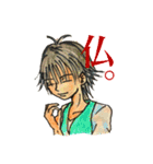 水彩画・サトツたち（個別スタンプ：1）