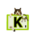 フリップラブリー三毛猫(英数字編)（個別スタンプ：11）