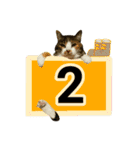 フリップラブリー三毛猫(英数字編)（個別スタンプ：29）