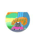 つきねこ家族（個別スタンプ：14）