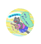 つきねこ家族（個別スタンプ：19）
