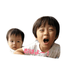 5才＆1才 わんぱく兄弟のひと言スタンプ（個別スタンプ：11）
