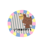 ククマクマさん（個別スタンプ：4）