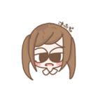 やるきのないついんてーるの女の子（個別スタンプ：3）