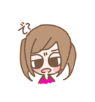 やるきのないついんてーるの女の子（個別スタンプ：5）