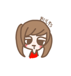 やるきのないついんてーるの女の子（個別スタンプ：6）