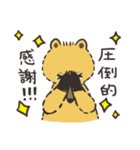 クアッカちゃんとハナグマくん <ほぼ敬語>（個別スタンプ：3）