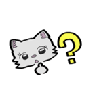 白ちゃんの女子力スタンプ（個別スタンプ：7）