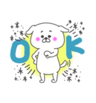 【日常使い★】マルチーズ犬 ちーこ（個別スタンプ：1）