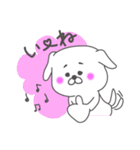 【日常使い★】マルチーズ犬 ちーこ（個別スタンプ：3）