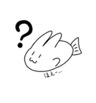 うさぎ さかな 2（個別スタンプ：8）