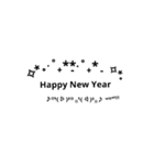 文字と顔文字STAMP（個別スタンプ：24）