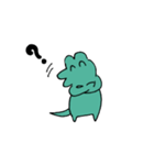 二足歩行するワニ（個別スタンプ：26）
