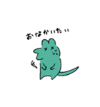 二足歩行するワニ（個別スタンプ：31）