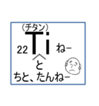 元素記号で話すスタンプ-2（個別スタンプ：12）