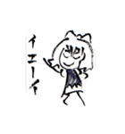 東方Project 筆ペンでチルノ（個別スタンプ：11）