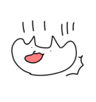 しゃくれるネコ（個別スタンプ：10）