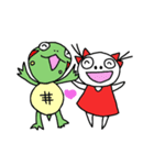 まりりんwithかめのガサちゃん（個別スタンプ：1）
