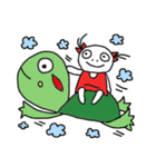 まりりんwithかめのガサちゃん（個別スタンプ：12）