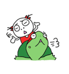 まりりんwithかめのガサちゃん（個別スタンプ：16）