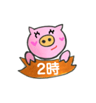 時間スタンプbyまるえ（個別スタンプ：2）