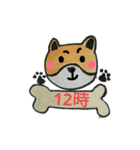 時間スタンプbyまるえ（個別スタンプ：12）