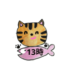 時間スタンプbyまるえ（個別スタンプ：13）