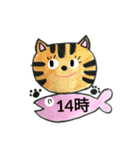 時間スタンプbyまるえ（個別スタンプ：14）