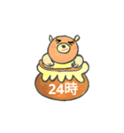 時間スタンプbyまるえ（個別スタンプ：24）