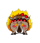 イノシシの戦士（個別スタンプ：6）