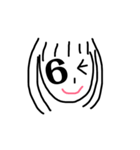 数字を見つよう（個別スタンプ：6）
