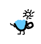 可愛いコップ（個別スタンプ：1）