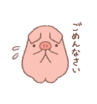 ジョニー・ブー【ぶたでも話せる敬語】（個別スタンプ：15）