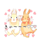 Lovely rabbit sticker！5（個別スタンプ：17）