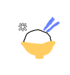 催促するごはん（個別スタンプ：4）