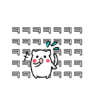 猫のあいさつ - MEOW MEOW 2（個別スタンプ：8）