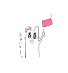 うさぎみたいなねこのぴか子（個別スタンプ：9）