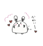 おにぎりうさぎさん（個別スタンプ：10）