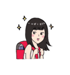 ハッピー姉妹のどたばたスタンプ（個別スタンプ：4）