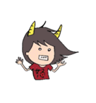 ハッピー姉妹のどたばたスタンプ（個別スタンプ：15）
