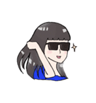 ハッピー姉妹のどたばたスタンプ（個別スタンプ：16）