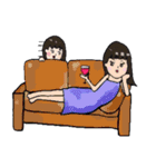 ハッピー姉妹のどたばたスタンプ（個別スタンプ：20）