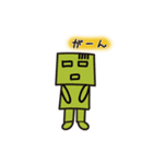 おやゆび画伯 まるさんかくしかく星人1（個別スタンプ：16）
