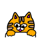 繋がるスタンプ(覗く猫)（個別スタンプ：2）