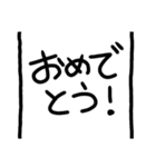 繋がるスタンプ(覗く猫)（個別スタンプ：21）