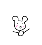 手書きの変キャラ（個別スタンプ：3）