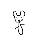 手書きの変キャラ（個別スタンプ：8）